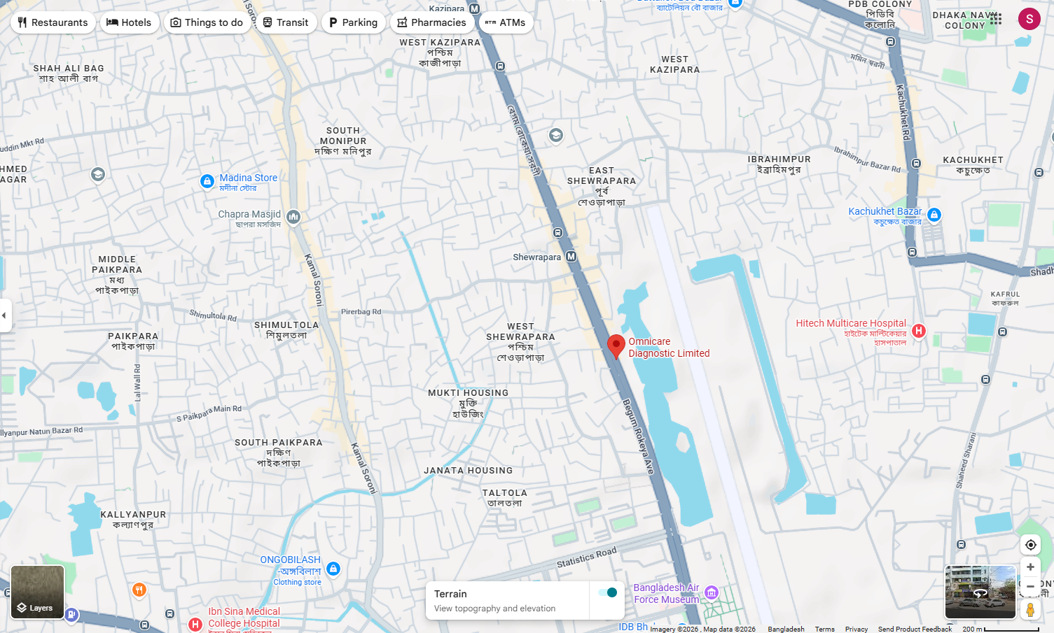 Clinic location map, Ruma's Ultrasound | ApponexCare
